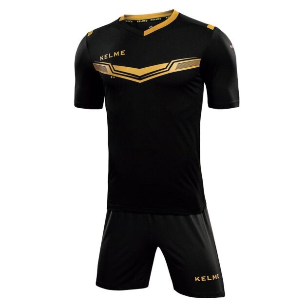 Kin Black Colour Rakuten Logo Branded Lycra Cotton Football Jersey 110 –  Luxury D'Allure